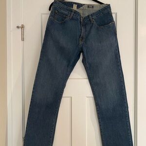 Volcom Men's Kinkade Blue Straight-Leg Jeans